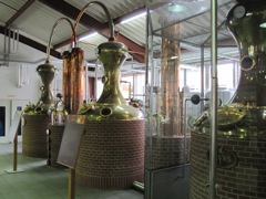 The pot stills, which are a good thing