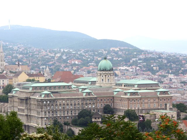Buda Castle on the West side of the Donau (Danube)