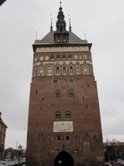 Inside this old city wall tower is a museum for Amber, which is common in the Baltics