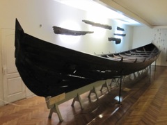 Wooden longboat, 2500 years old.