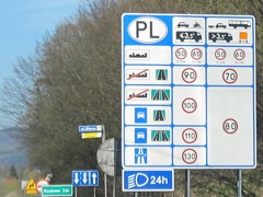Traffic regs in Poland