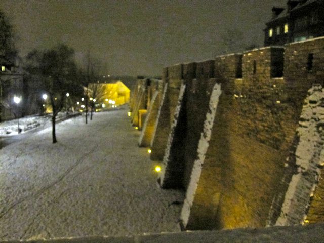 Some of the old city walls