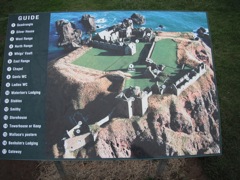 Map of the castle grounds