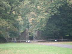 This gate stood for centuries, until knocked down 2 weeks before our arrival by some punter with a Ford Transit Van.