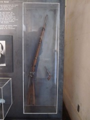 Sharps rifle and small pistol
