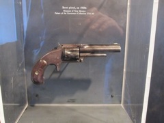 Smith & Wesson Number 2 Revolver .32 Rimfire.

This was an enlargement of the No 1, which introduced the .22 rimfire to the world, still the most popular caliber in the world.