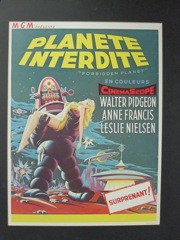 Movie poster (Forbidden Planet in French)