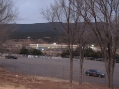 The famous Ruidoso Downs horse racing track
